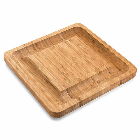 Large Bamboo Charcuterie Board with Hidden Knife Drawer