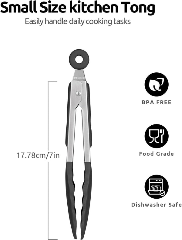 Heat Resistant Silicone Tongs