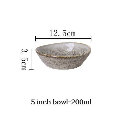 Luxury Porcelain Dinner Plate – Stone Grey Design
