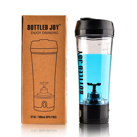 Rechargeable Electric Protein Shaker Bottle – BPA-Free Automatic Vortex Mixer Cup