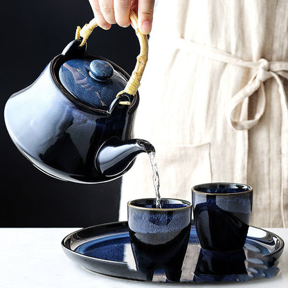 Japanese Ceramic Tea Set · 4-Piece — Wudy Kitchen, image 5