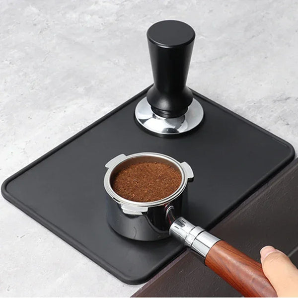 Coffee Tamper Mat Pad anti Skid Tamper Mat Barista Coffeeware Tamping Tools Barista Espresso Tampering Holder Corner Cushion Pad