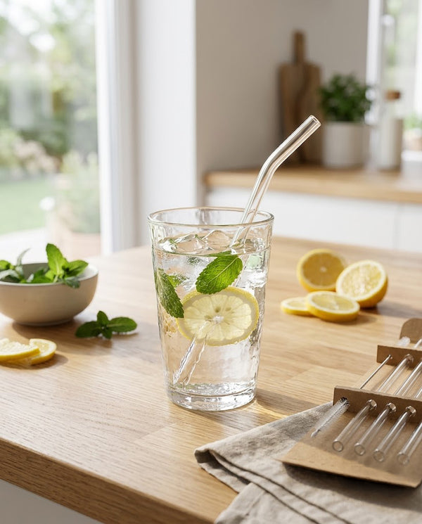 Heat-Resistant Glass Straws · Set with Brush — Wudy Kitchen, image 4