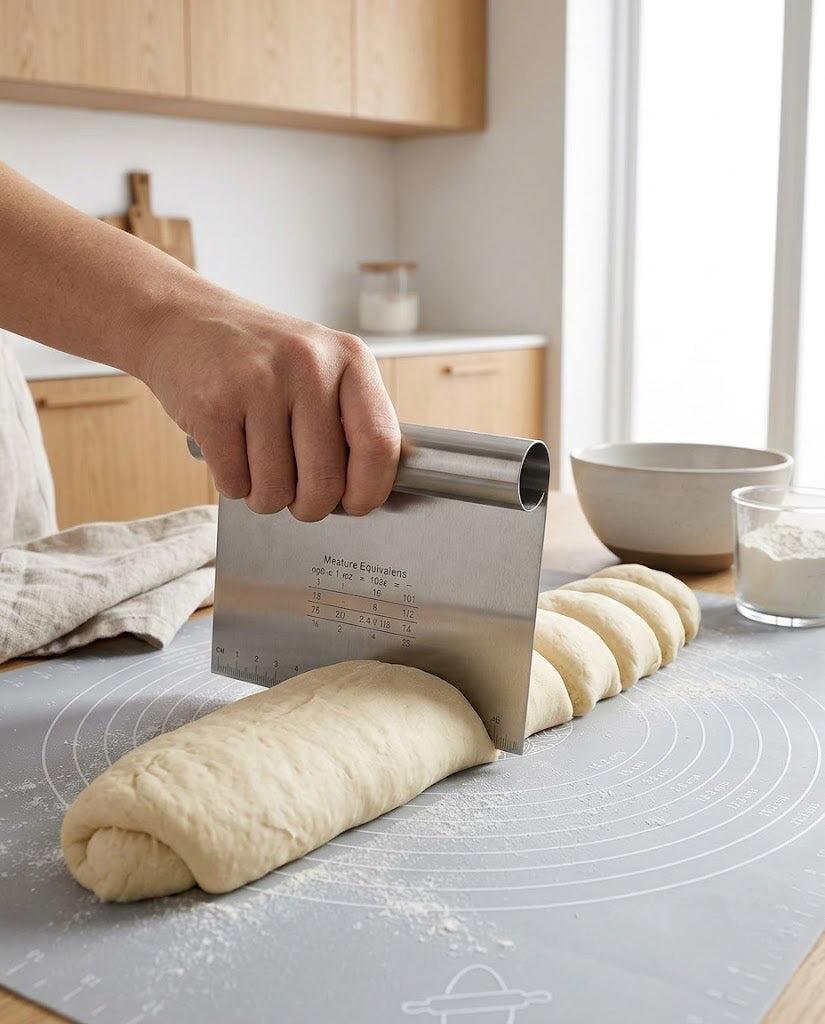 Stainless Steel Dough Scraper & Divider