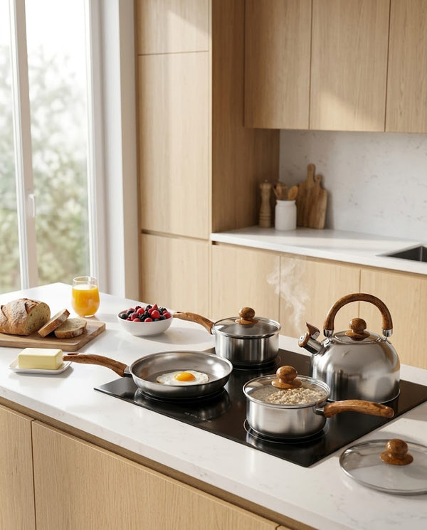 Stainless Cookware Set · 12-Piece