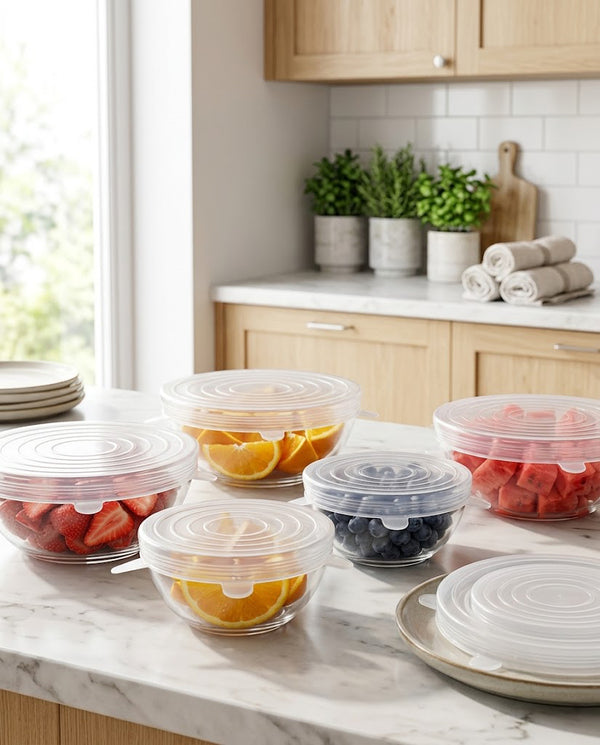 Silicone Stretch Lid Set · 6-Piece — Wudy Kitchen, image 4