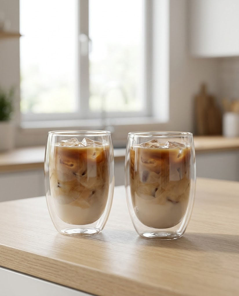 Borosilicate, with a floating look