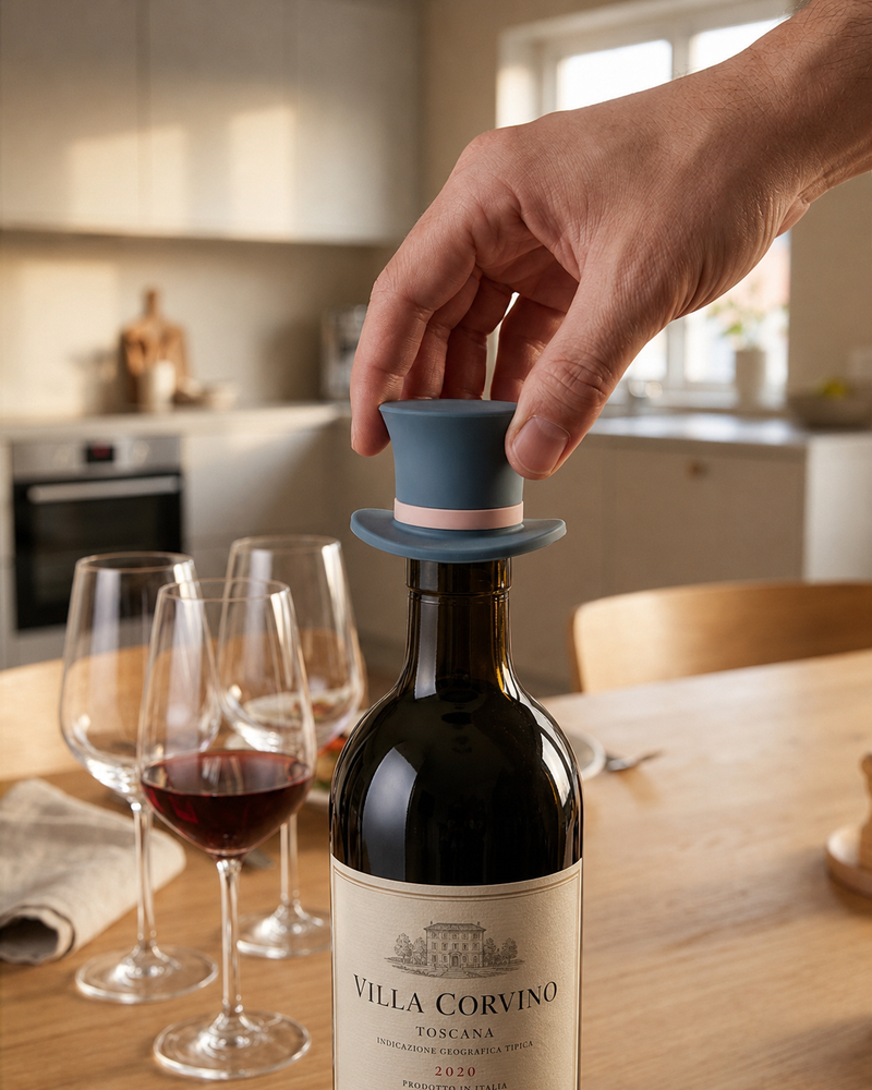 Silicone Hat Wine Bottle Stopper