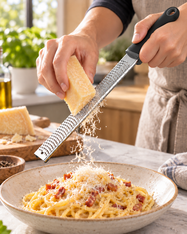 Stainless Steel Fine Cheese Grater · 12" (30 cm)