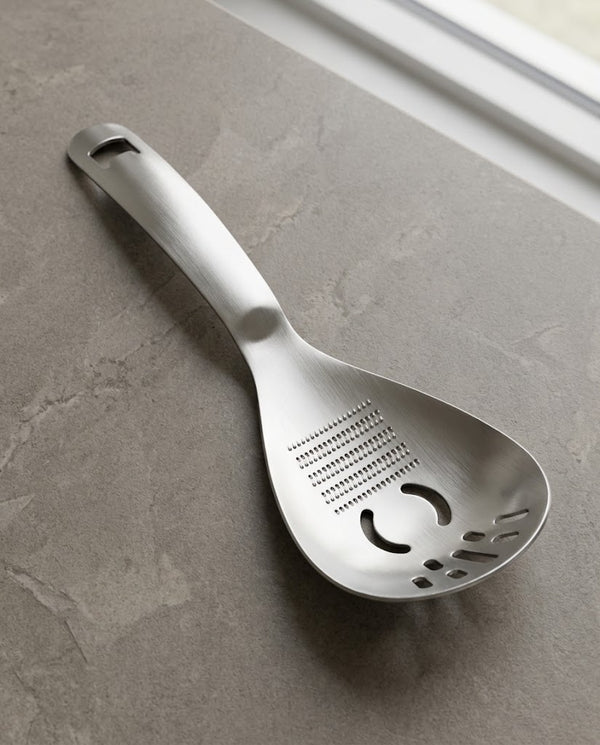 Stainless Steel Food Garlic Masher Spoon Kitchen Gadget