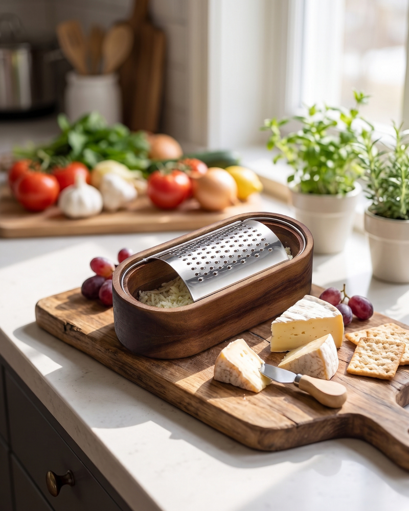 Faster Prep Cheese Grater with Box · 16 cm