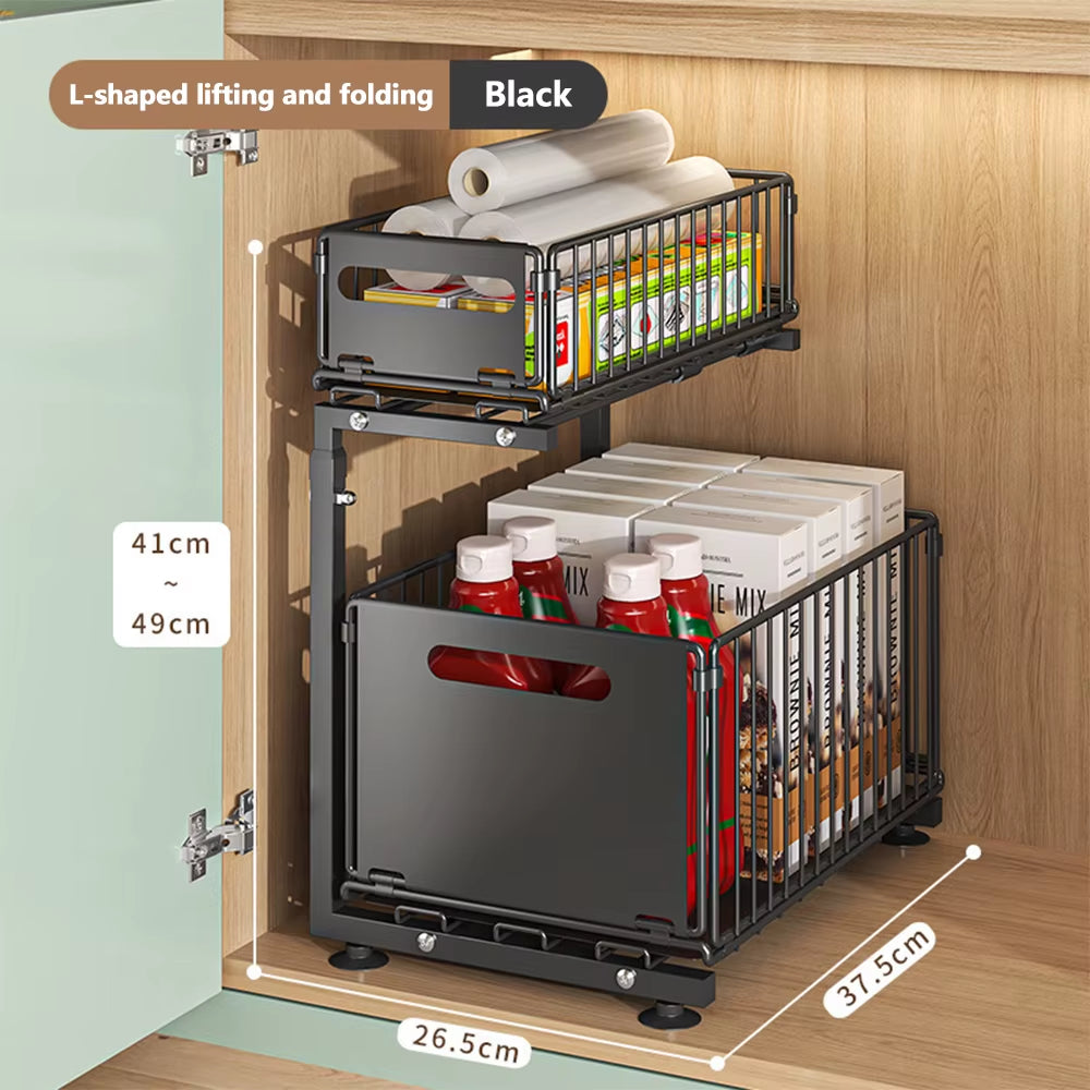 2 Tier Cabinet Organizer