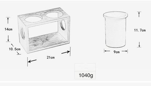 Korean Hollow Chopstick Tube Double Tube