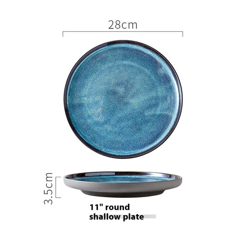 Handmade Ceramic Dinner Plate – Changeable Glaze Finish