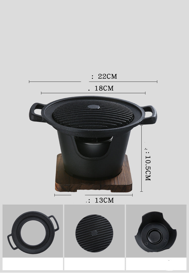 Real char, zero outdoor setup