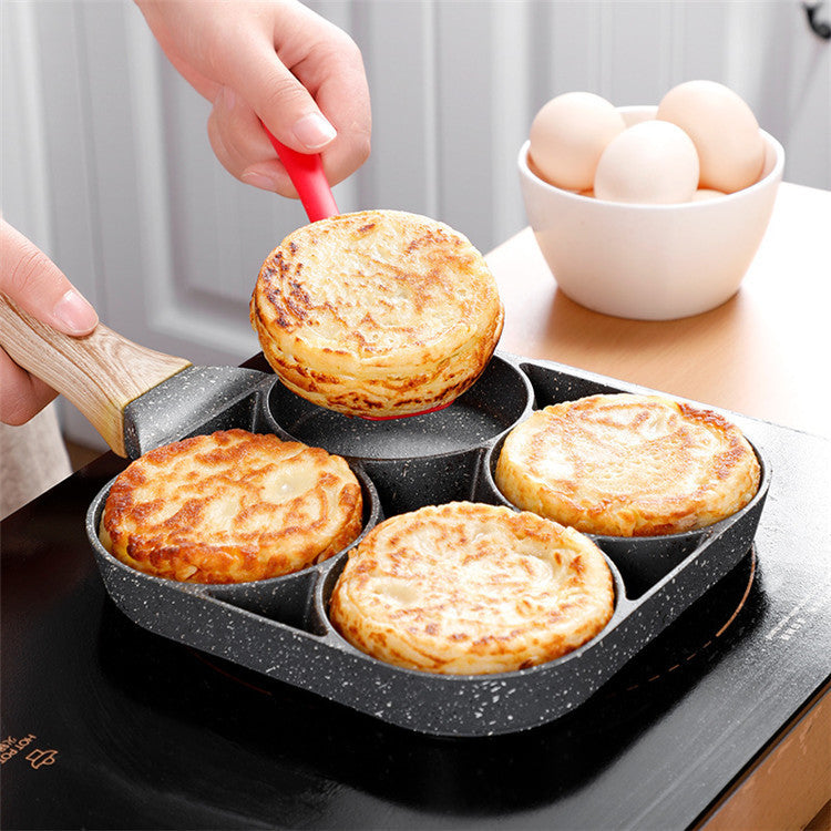 Maifan Stone Omelette Pan · 4-Well — Wudy Kitchen, image 2