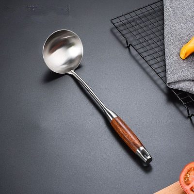 304 Stainless Wooden Spoon Set — Wudy Kitchen, image 4