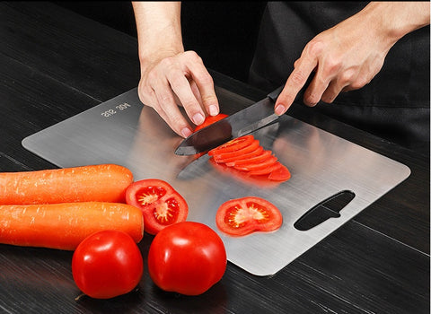 Premium 304 SS Cutting Board – Durable & Easy Clean