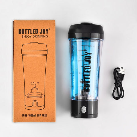 Rechargeable Electric Protein Shaker Bottle – BPA-Free Automatic Vortex Mixer Cup