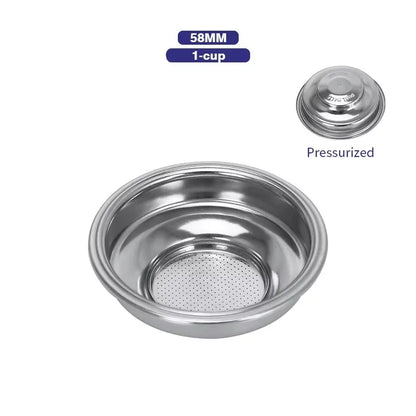 51Mm 54Mm 58MM Coffee Filter Basket Stainless Steel Replacement Basket for Portafilter Espresso Machine Barista Accessories