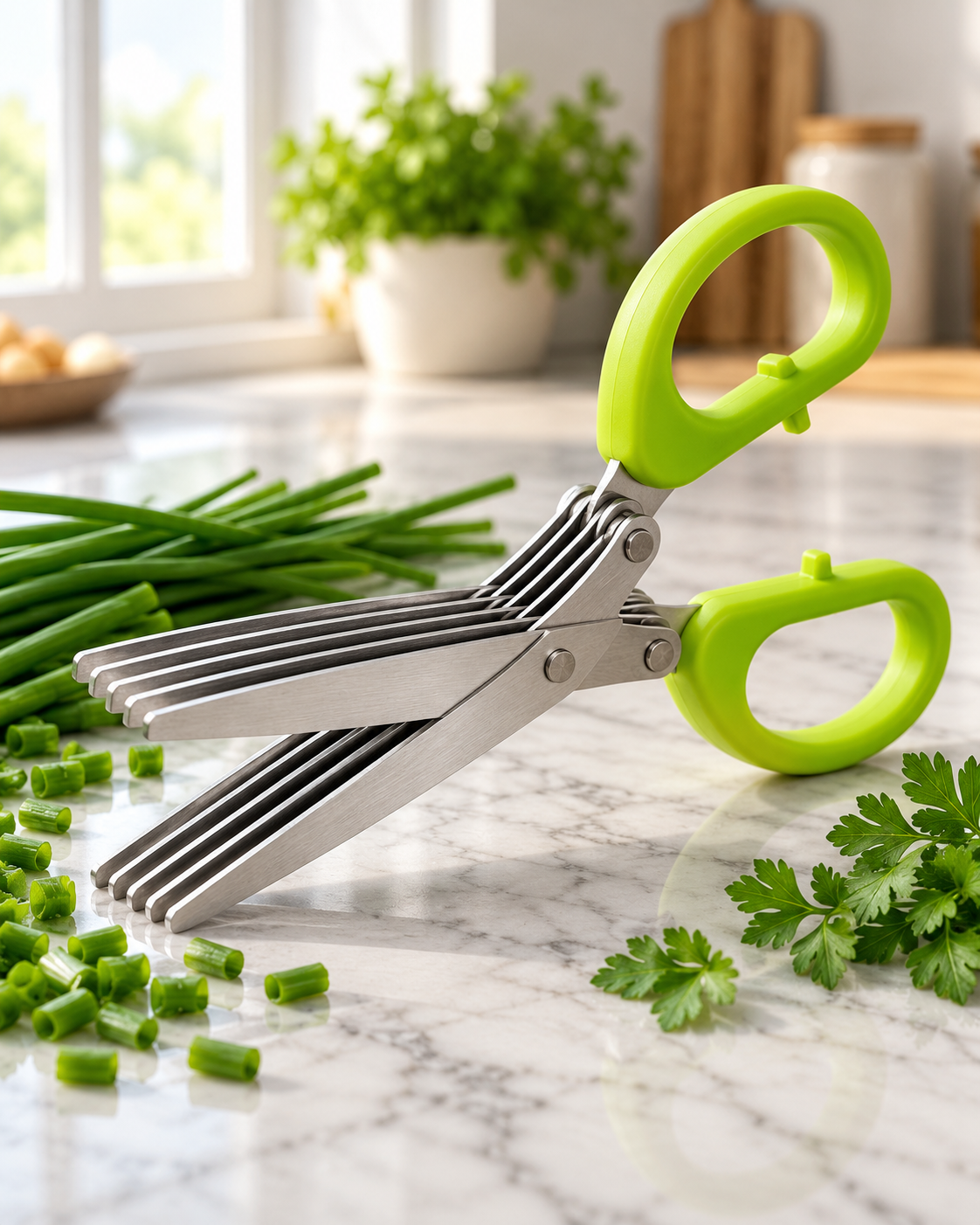 Multi-Blade Herb Scissors