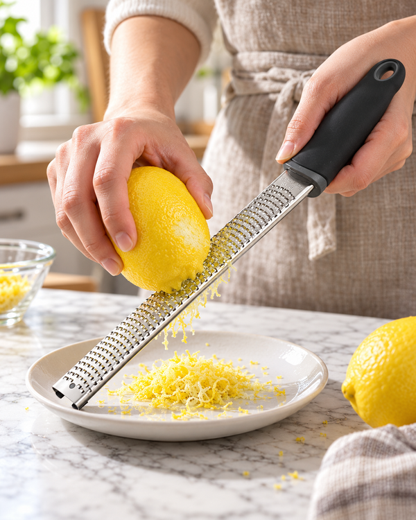 Stainless Steel Fine Cheese Grater · 12" (30 cm)