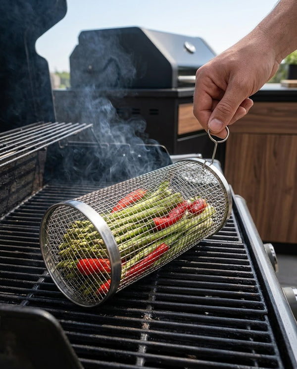 Stainless BBQ Rolling Cage — Wudy Kitchen, image 2