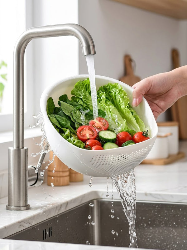 2-in-1 Wash Bowl & Strainer — Wudy Kitchen, image 5
