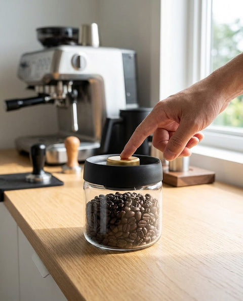 Manual Vacuum Coffee Jar — Wudy Kitchen, image 7