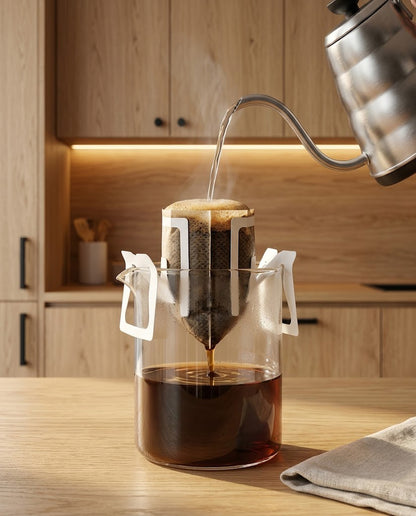 Hanging-Ear Drip Coffee Filters — Wudy Kitchen, image 1