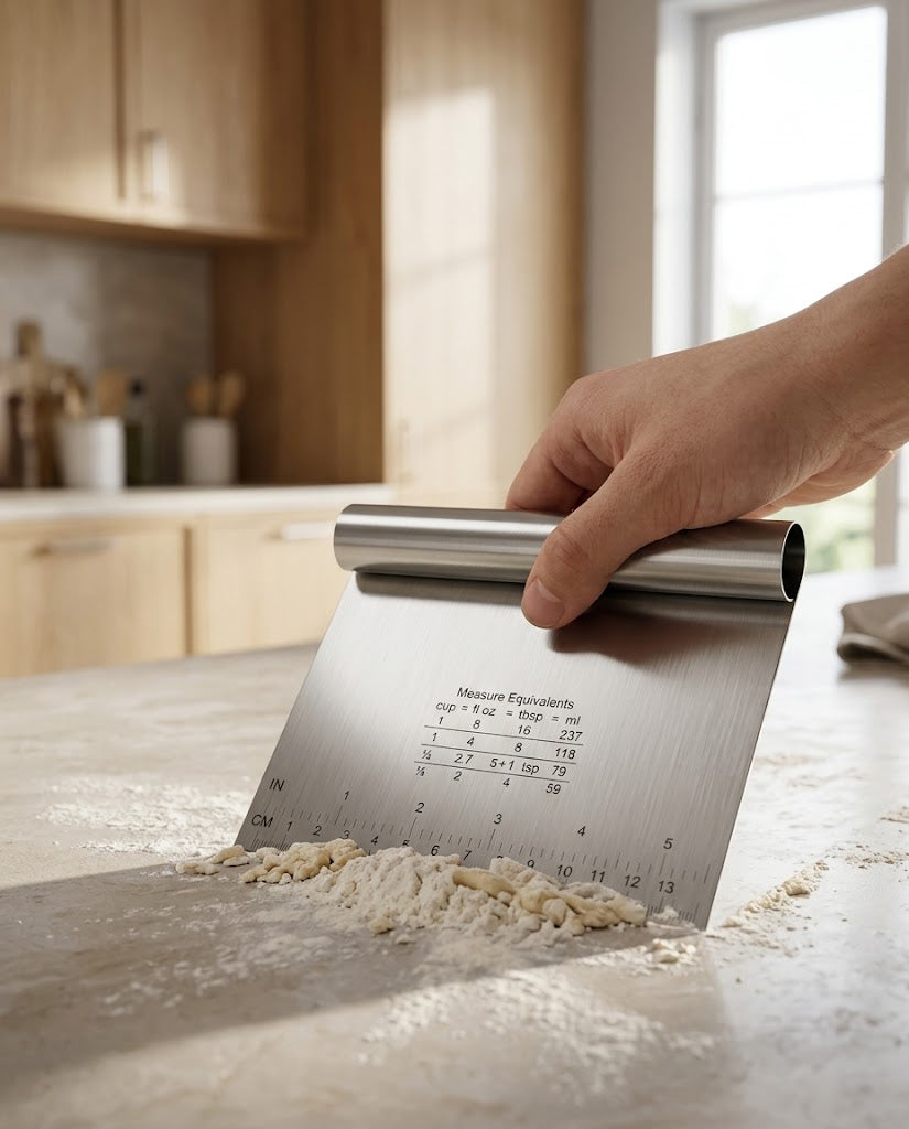 Stainless Steel Dough Scraper & Divider
