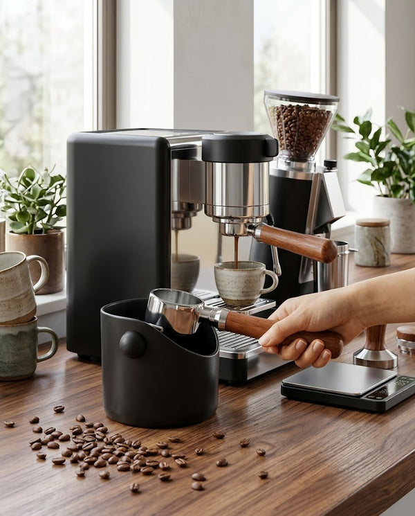Espresso Knock Box — Black — Wudy Kitchen, image 2