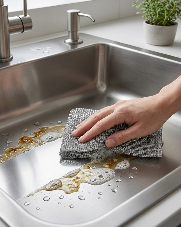 Metal Dishcloths · 7.87" (20 cm) — Wudy Kitchen, image 3