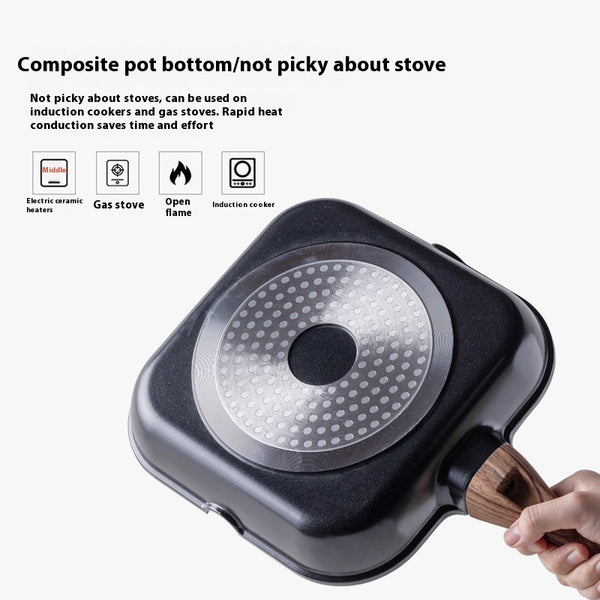 Wudy Kitchen — Wudy Medical Stone Grill Pan | Professional Induction-Ready Grilling