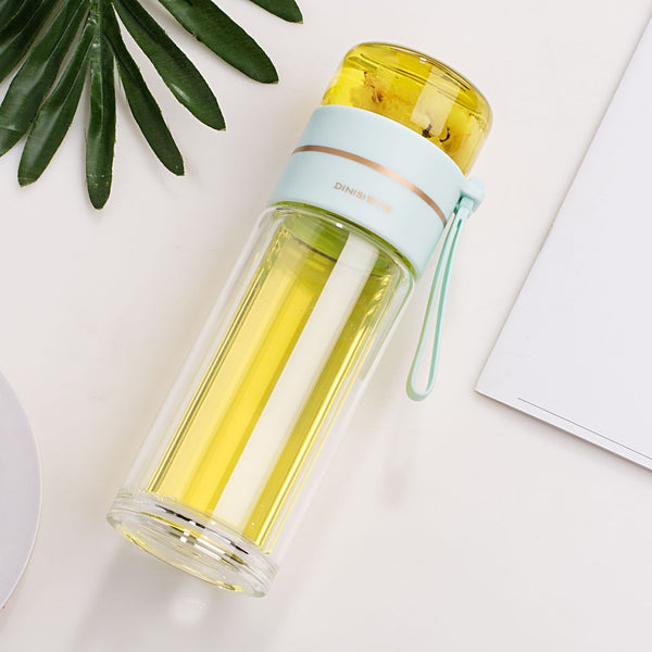 Wudy Kitchen — Wudy Glass Tea Infuser Bottle – Smart Brewing