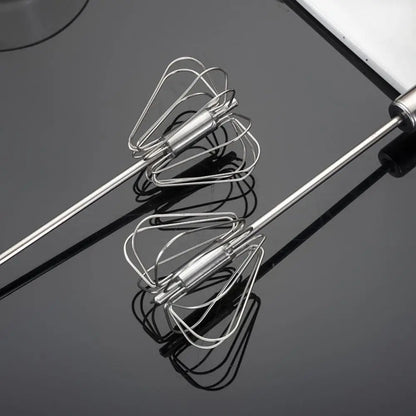 Stainless Steel Rotary Whisk · 10" (25 cm) — Wudy Kitchen, image 3