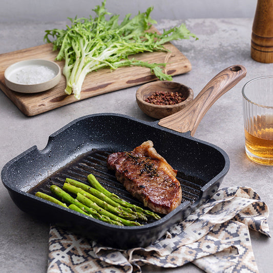 Wudy Medical Stone Grill Pan | Professional Induction-Ready Grilling