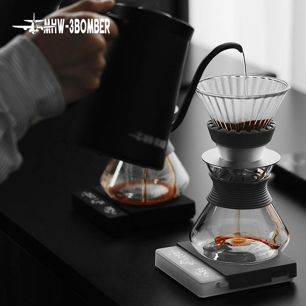 Digital Kitchen Coffee Scale High Precision Cyclic Rechargeable Espresso Electronic Scale Home Barista Accessories