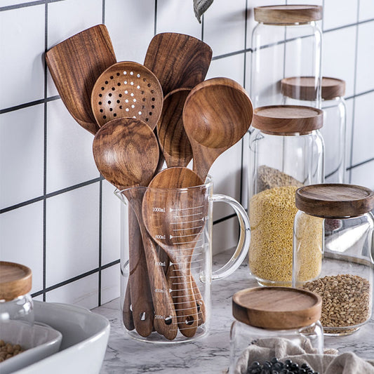 Wudy Natural Wood  Kitchen Tool Set