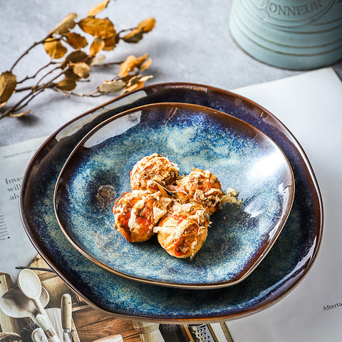 Handmade Ceramic Dinner Plate – Changeable Glaze Finish