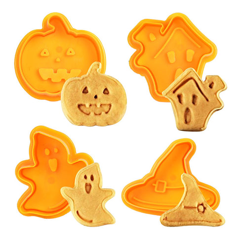 Halloween Cookie Cutter Mold Set