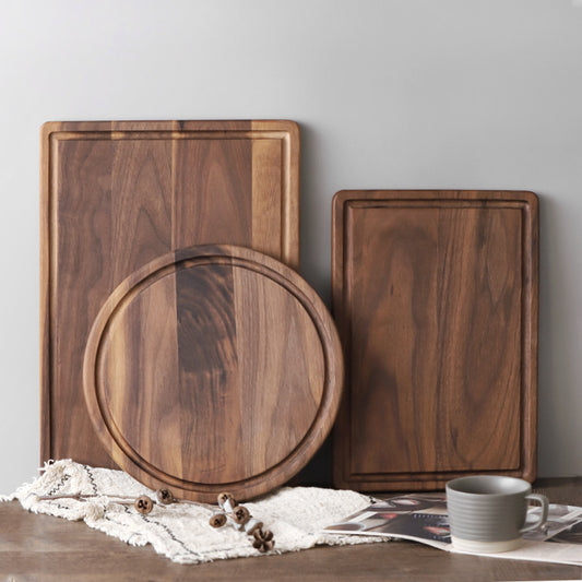 Wudy Round Resin & Bamboo Charcuterie Board | Food-Safe Design