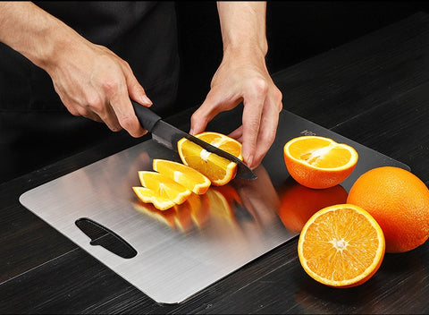 Premium 304 SS Cutting Board – Durable & Easy Clean
