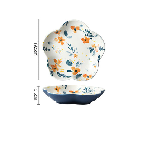 Japanese Ceramic Tableware Creative Bowl And Plate Combination Set