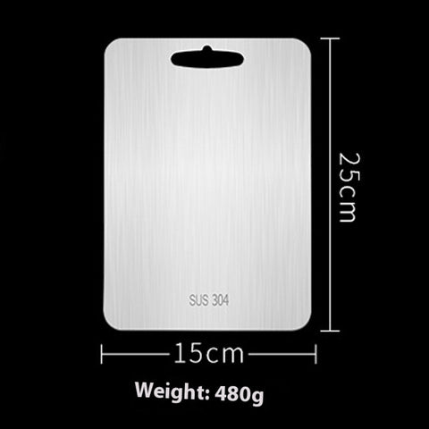 Premium 304 SS Cutting Board – Durable & Easy Clean