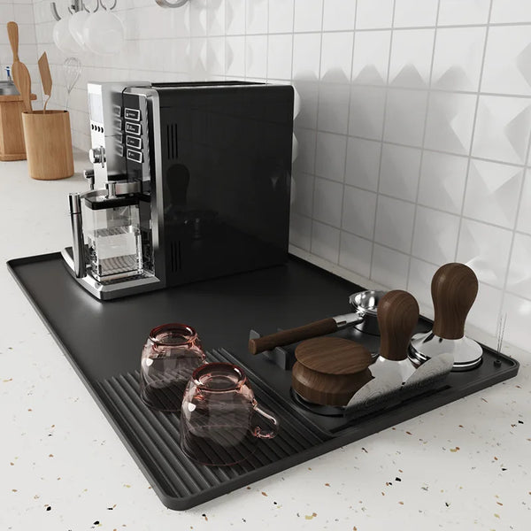 Silicone Espresso Tamping Mat Non Slip Holder Pad Coffee Press Cushion Tools Home Coffee Tamp Station Mat for Cafe