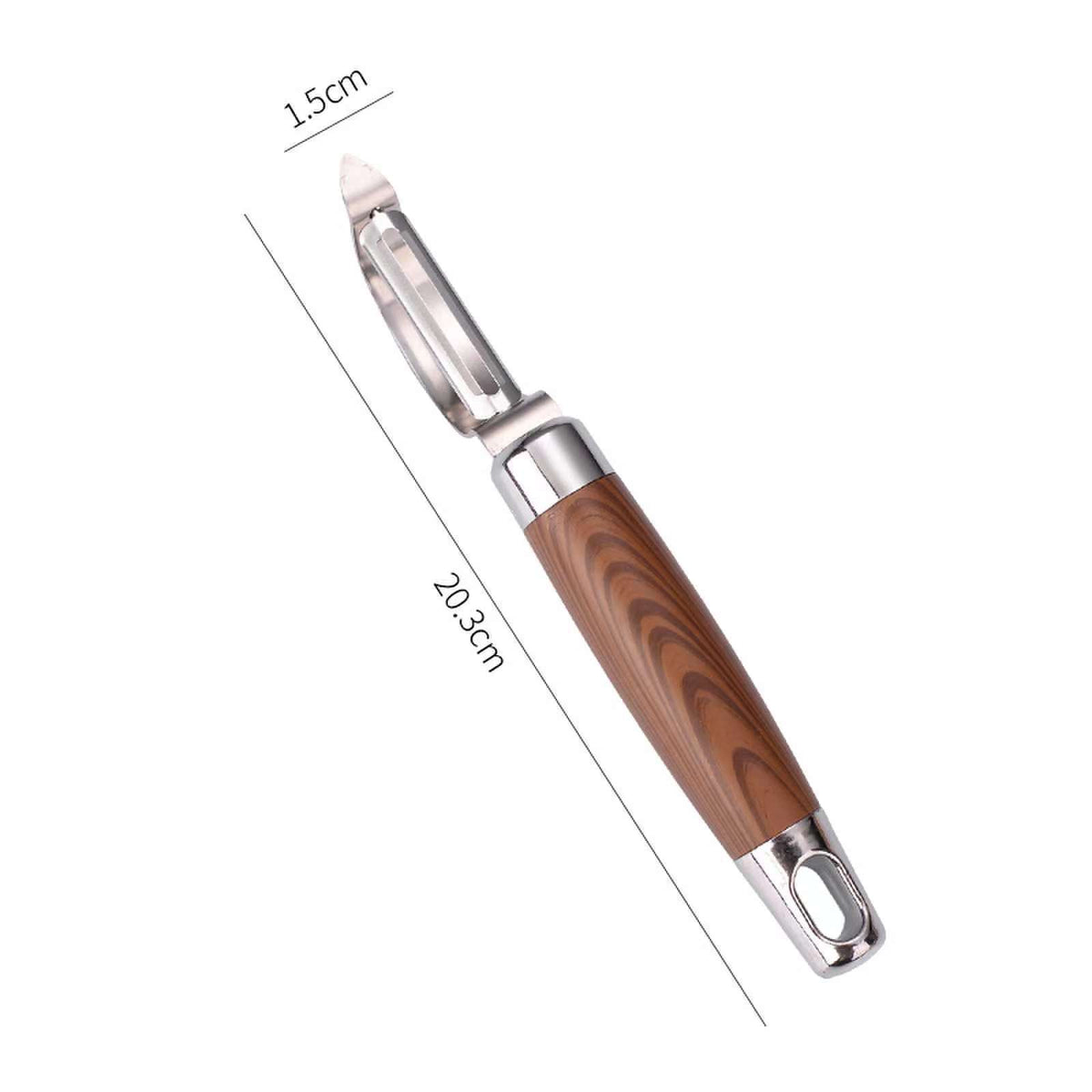 Stainless Peeler · Wood Handle — Wudy Kitchen, image 4