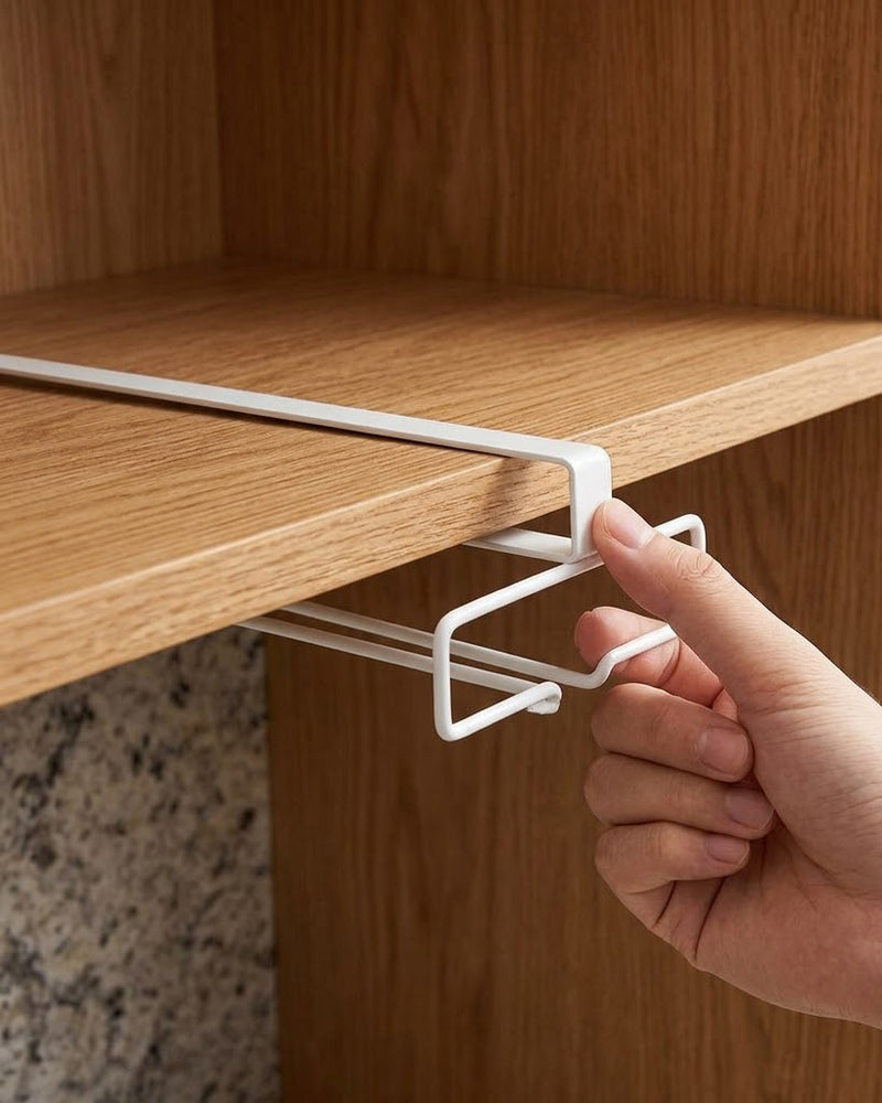 Under-Cabinet Wine Glass Rack — Wudy Kitchen, image 2