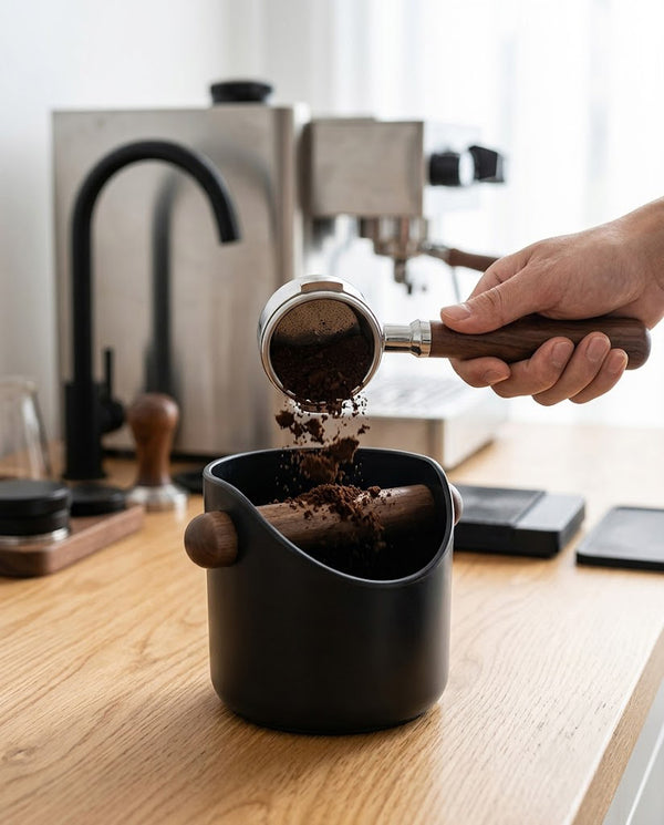 Espresso Knock Box — Black — Wudy Kitchen, image 3