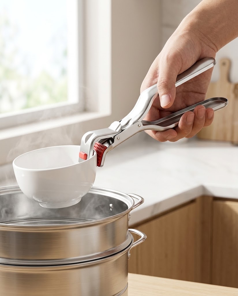 Hot Plate & Bowl Clips — metal gripper, image 2
